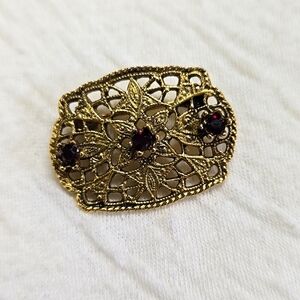 🔸️5/$25🔸️Vintage Goldtone Brooch